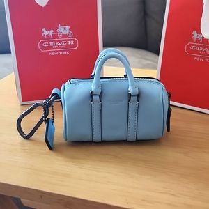 Coach purse charm